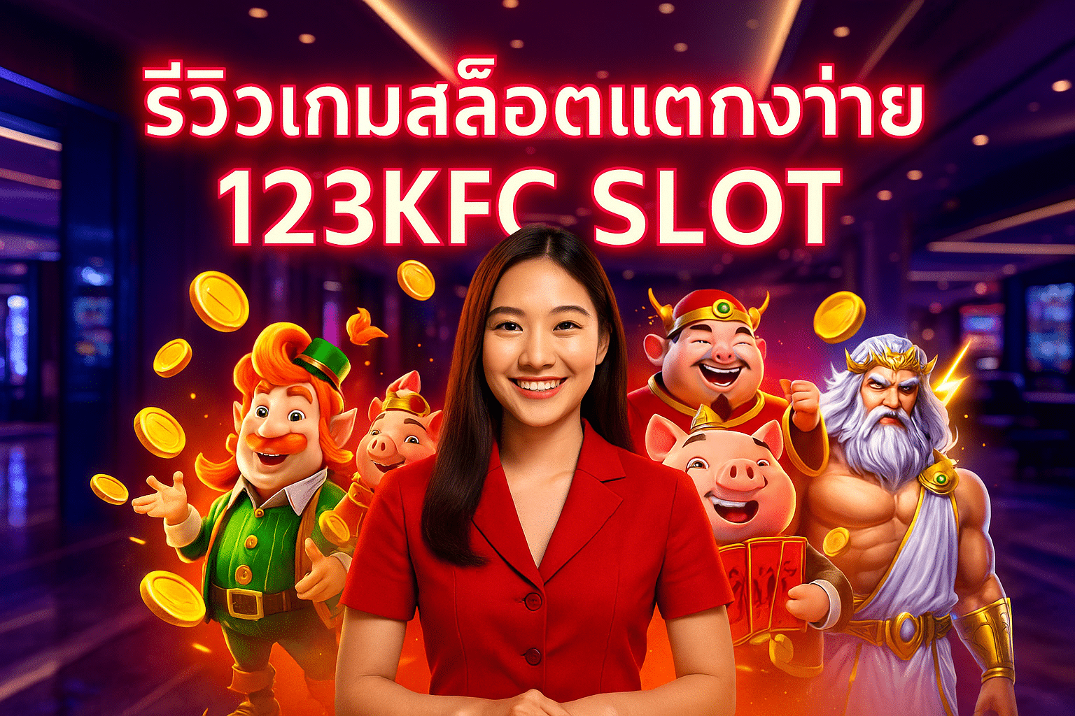 รีวิวเกมสล็อตแตกง่าย 123KFC SLOT