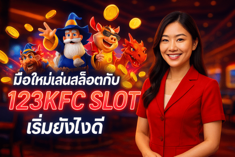 มือใหม่เล่นสล็อตกับ 123KFC SLOT เริ่มยังไงดี