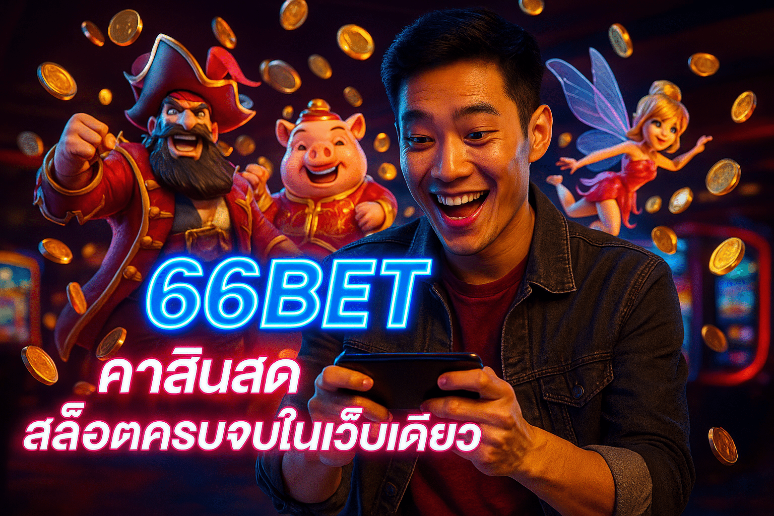 66BET คาสิโนสด สล็อตครบจบในเว็บเดียว