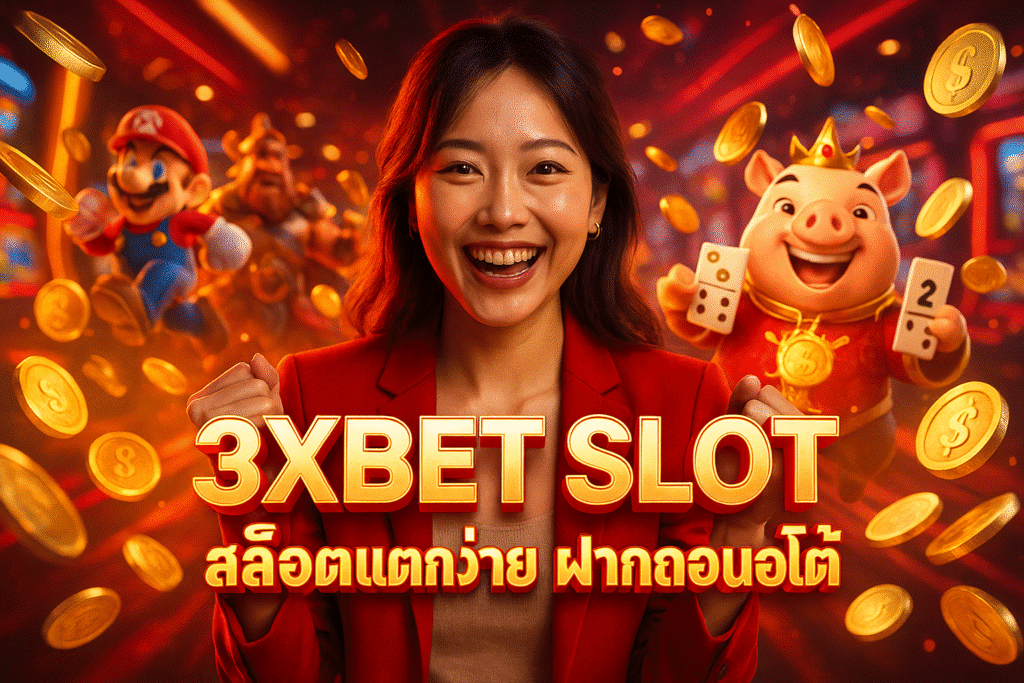 3XBET SLOT สล็อตแตกง่าย ฝากถอนออโต้